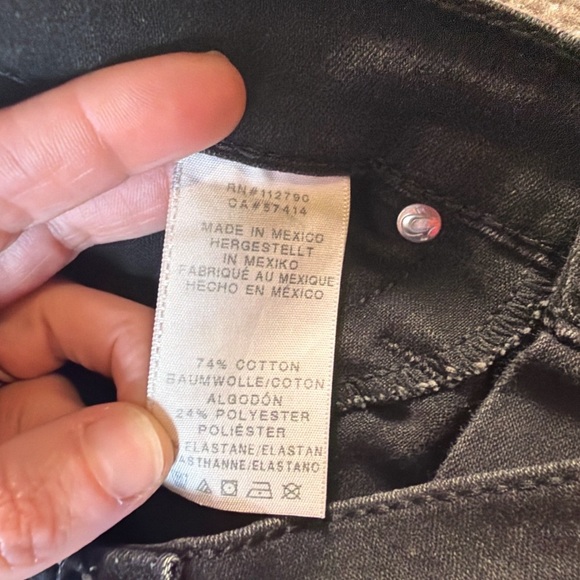 True Religion Black Distressed Skinny Jeans 1391 - Picture 4 of 7